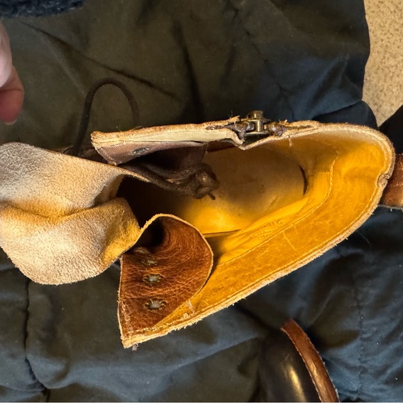 Vintage Leather Lace-Up Boots - Picture 6 of 7